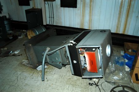 M-78 Twin/Triple Drive-In Theatre - Inside Projection